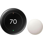 Nest Thermostat 4th gen + Nest Temp Sensor 2nd gen Polished Silver