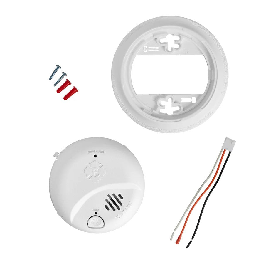 BRK SMI105-AC Interconnectable Ion Smoke Alarm with 10-Year Battery Backup