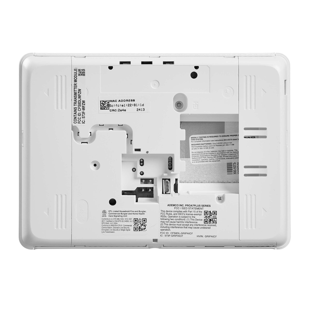First Alert PROA7PLUS-FA ProSeries 7" All-in-One Panel with Wi-Fi / Z Wave